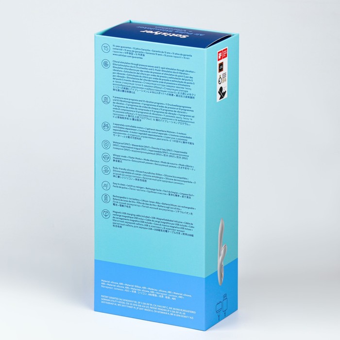 Клиторальный стимулятор c вибрацией Satisfyer Cotton Candy, розовый 4037219PNK - Satisfyer - Вакуумно-волновые стимуляторы клитора - Купить