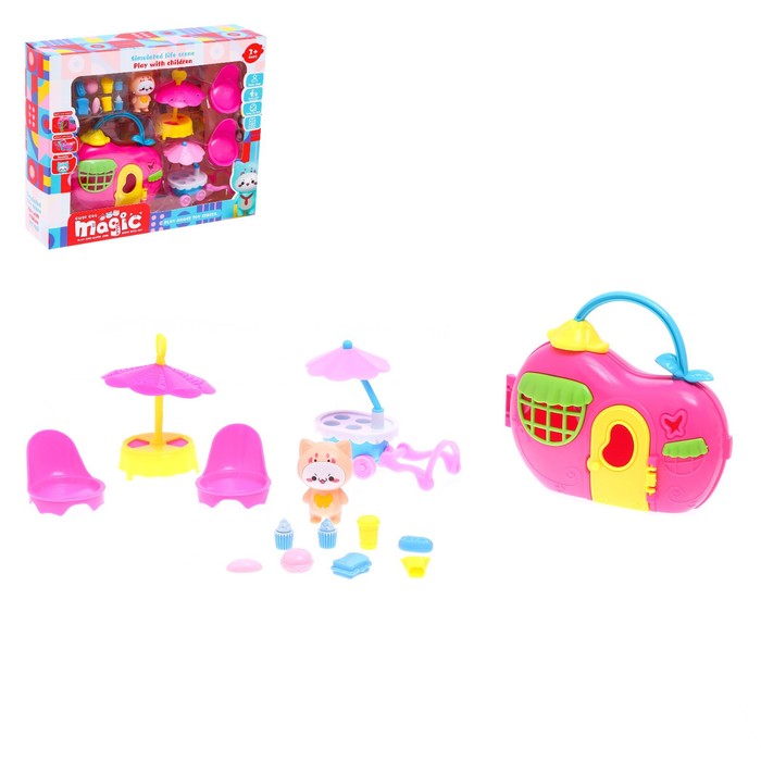 фото Набор игровой"домик"с питомцами и аксессуарами