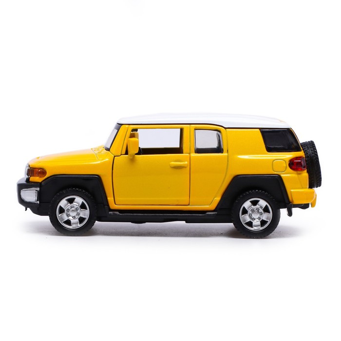 Машина металлическая TOYOTA FJ CRUISER, 1:43, инерция, открываются двери, цвет жёлтый
Машина металлическая TOYOTA FJ CRUISER, 1:43, инерция, открываются двери, цвет жёлтый
