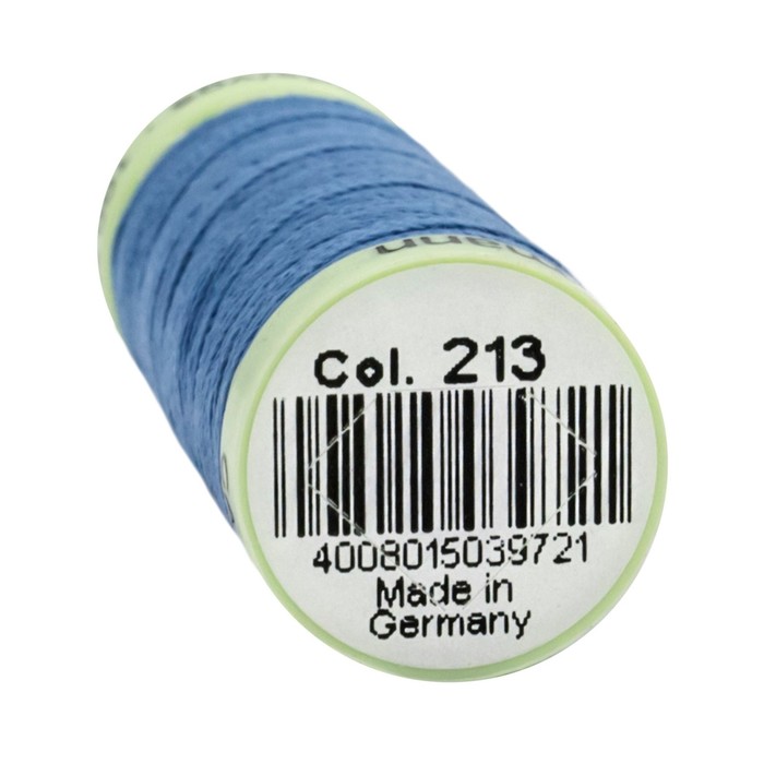 фото Нить top stitch для отстрочки, 30 м, 744506 (213 голубой джинс) gutermann