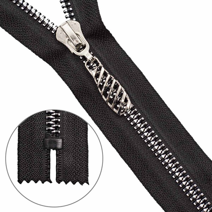 фото Молния тракторная, т8, 1 замок, размер 18 см