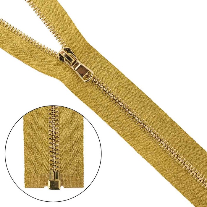 фото Молния металлическая, 1 замок, t5, размер 80 см