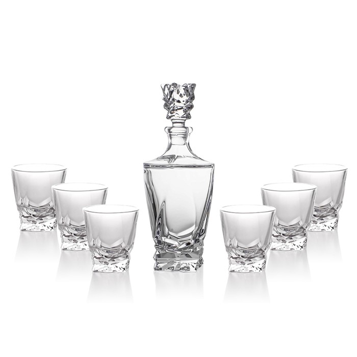 фото Набор для виски, 7 предметов: графин 900 мл, 6 стаканов 320 мл queen of bohemia