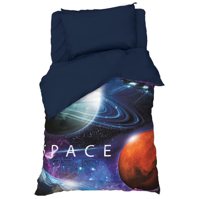 Постельное бельё Этель 1,5 сп "Space trip" 143х215 см, 150х214 см, 50х70 см -1 шт, 100 % хлопок, бязь
Постельное бельё Этель 1,5 сп "Space trip" 143х215 см, 150х214 см, 50х70 см -1 шт, 100 % хлопок, бязь