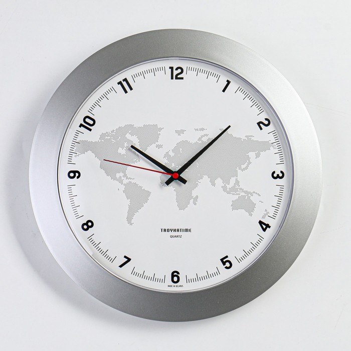 фото Часы настенные, серия: интерьер, d=30.5 см тройка