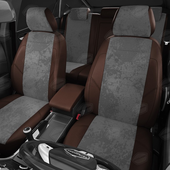 Авточехлы для Skoda Kodiaq с 2016-2022 г., джип, экокожа, цвет тёмно-серый, шоколад
Авточехлы для Skoda Kodiaq с 2016-2022 г., джип, экокожа, цвет тёмно-серый, шоколад
