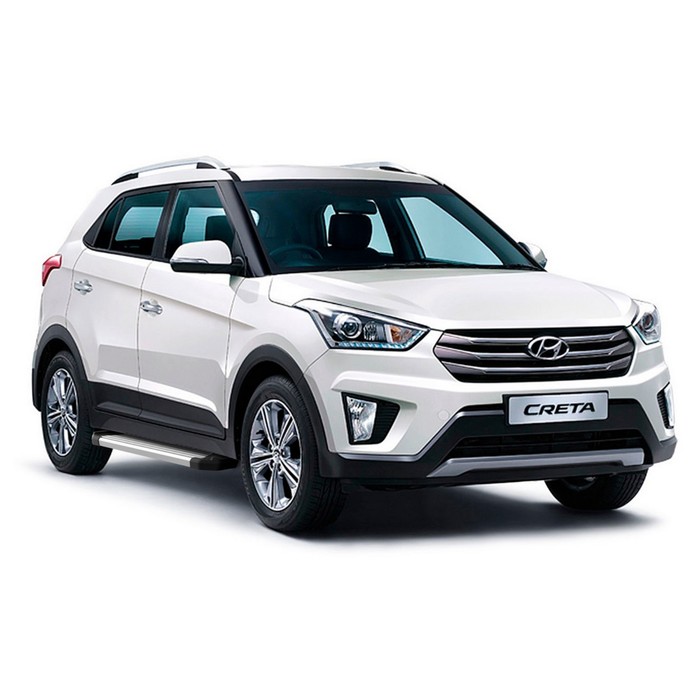 Пороги на автомобиль "Silver" AutoMax, Hyundai Creta I 2016-2021, 173 см, 2 шт., алюминий, AMS.F173S.2303.1
Пороги на автомобиль "Silver" AutoMax, Hyundai Creta I 2016-2021, 173 см, 2 шт., алюминий, AMS.F173S.2303.1