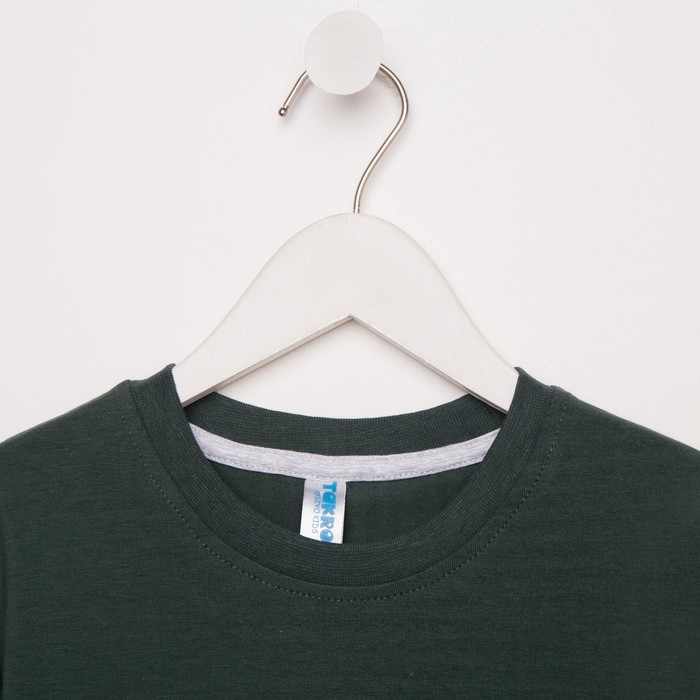 фото Футболка для мальчика, цвет т.хаки, рост 122 см takro