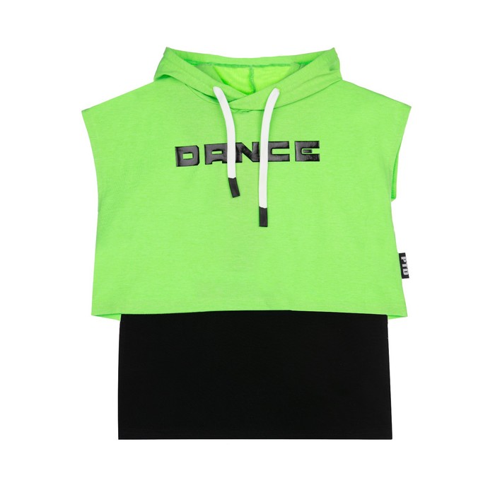 фото Комплект для девочки: футболка, майка, рост 164 см playtoday