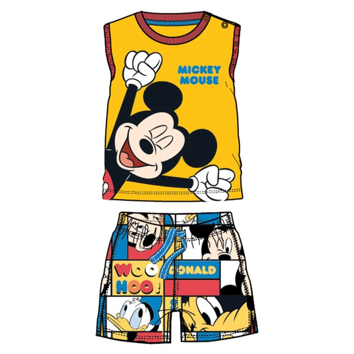 фото Комплект disney для мальчика: майка, шорты, рост 92 см playtoday