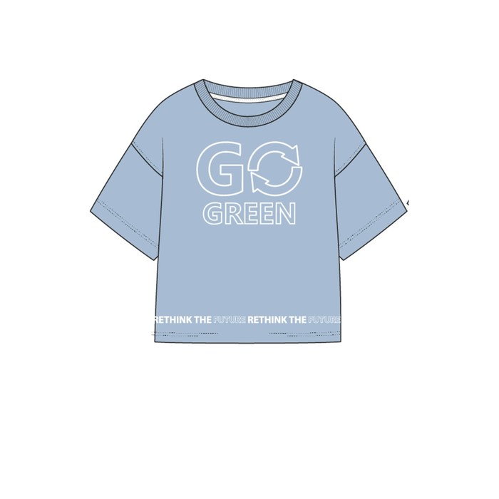 фото Футболка для девочки, рост 134 см playtoday