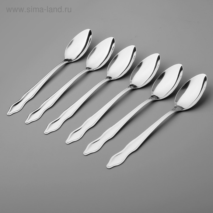 Набор чайных ложек «Новинка-1», толщина 1 мм, 6 шт, цвет серебряный
Набор чайных ложек «Новинка-1», толщина 1 мм, 6 шт, цвет серебряный