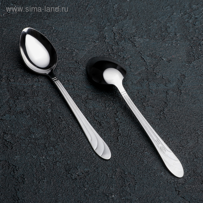 Ложка кофейная «Диана», h=11,5 см, толщина 1,8 мм, цвет серебряный
Ложка кофейная «Диана», h=11,5 см, толщина 1,8 мм, цвет серебряный