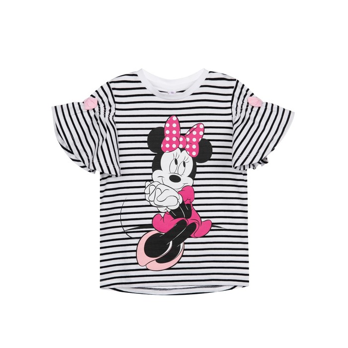 фото Футболка с принтом disney для девочки, рост 98 см playtoday