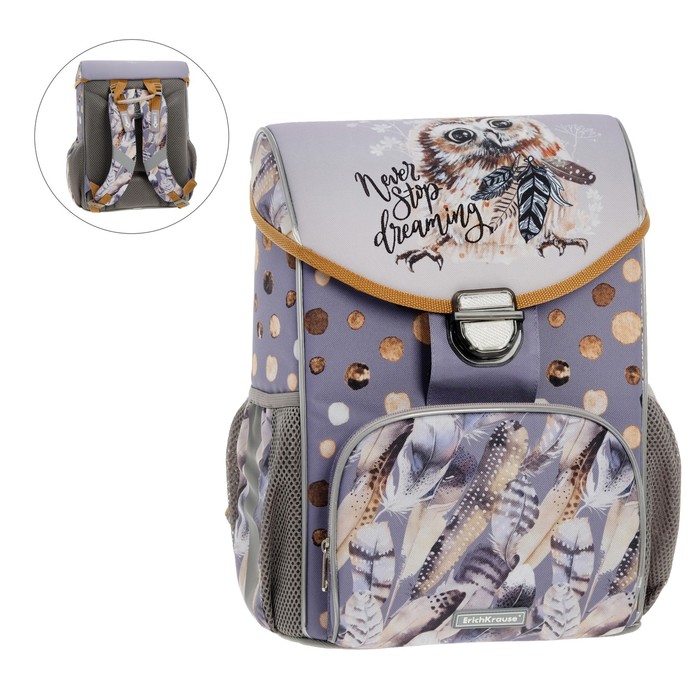 Ранец школьный на замке, 37 х 25 х 14 см, Erich Krause ErgoLine 15L, Dreamy Owl 51587
Ранец школьный на замке, 37 х 25 х 14 см, Erich Krause ErgoLine 15L, Dreamy Owl 51587