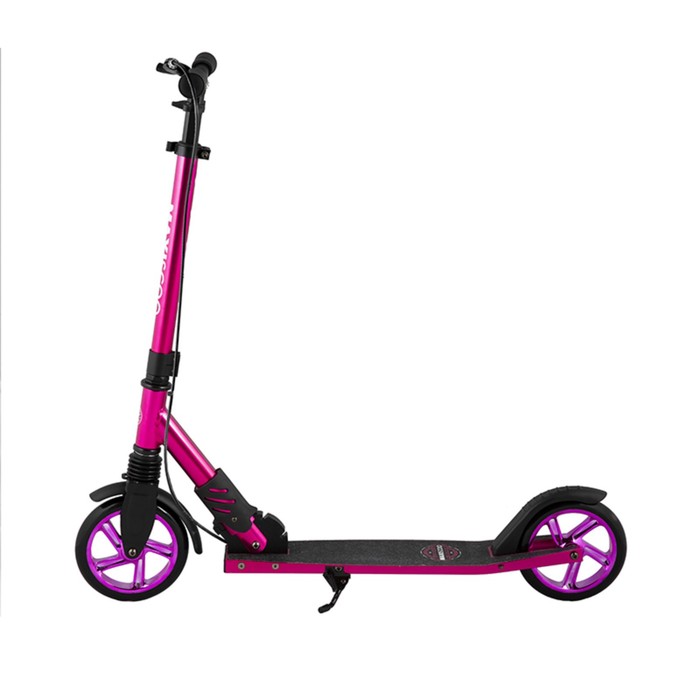 фото Самокат maxiscoo a2-180a с ручным тормозом, цвет розовый