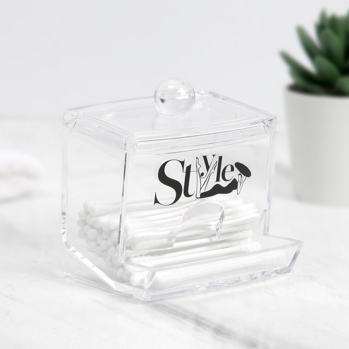 фото Органайзер для ватных палочек "style", 10,5 х 9,5 см