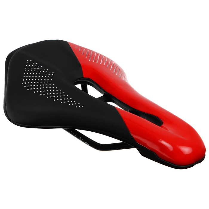 фото Седло спорт-комфорт, цвет красный