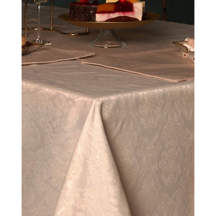 фото Скатерть, размер 140х180 см, цвет бежевый sofi de marko