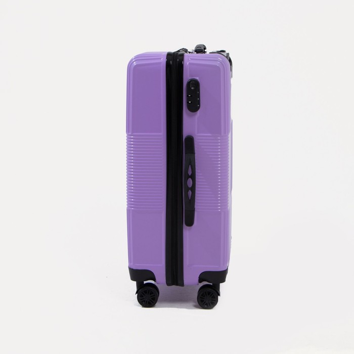 фото Чемодан малый 24" кодовый замок, цвет фиолетовый