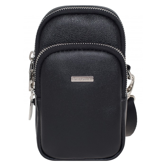 фото 2-1102кfm планшет, 2 отдела на молнии, цвет черный ладога 10х18х5см franchesco mariscotti