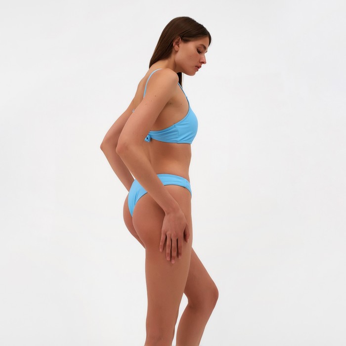 фото Топ купальный женский minaku, цвет голубой размер 50