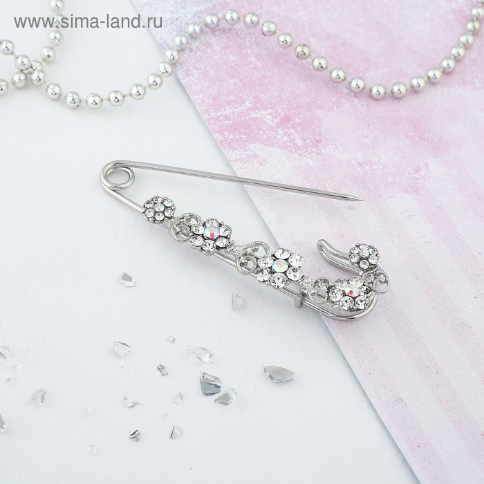 Булавка "Цветок магнолия", 7 см, цвет белый в серебре
Булавка "Цветок магнолия", 7 см, цвет белый в серебре