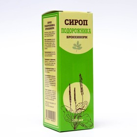 Сироп подорожника бронхинорм, 150 мл 
Сироп подорожника бронхинорм, 150 мл