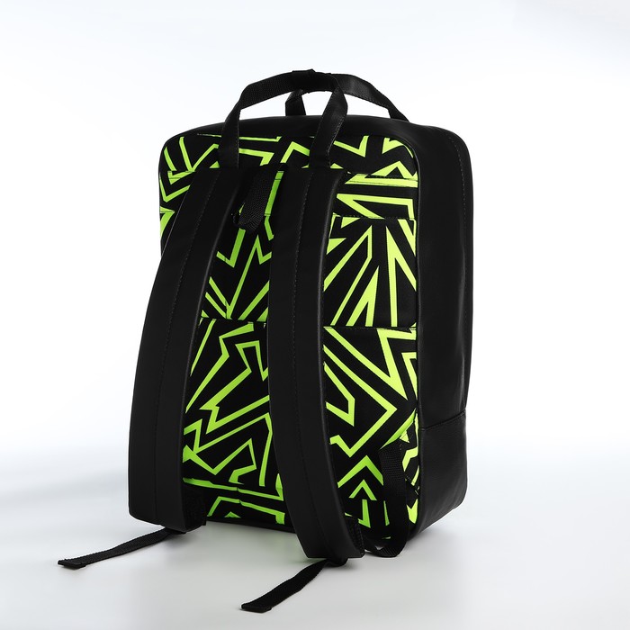 фото Рюкзак - сумка, кошелёк erich krause из текстиля, искусственной кожи, цвет зелёный erichkrause