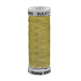 Нить Sulky Metalliс отделочная металлик для машинной вышивки, 200 м (7004), 5 шт в уп.
Нить Sulky Metalliс отделочная металлик для машинной вышивки, 200 м (7004), 5 шт в уп.