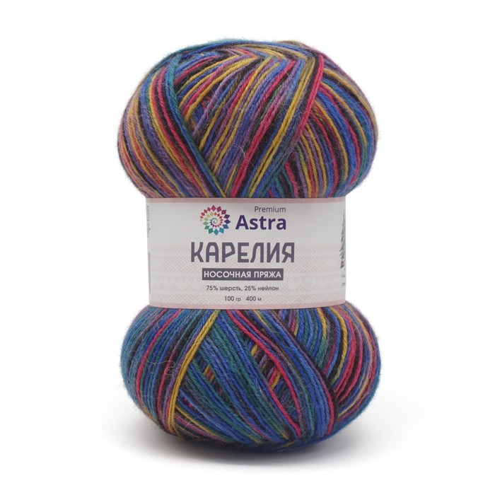 Пряжа «Карелия» носочная (Karelia sock), 100 гр/400 м (75% шерсть, 25% нейлон) (1002) 2 шт в
Пряжа «Карелия» носочная (Karelia sock), 100 гр/400 м (75% шерсть, 25% нейлон) (1002) 2 шт в