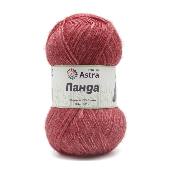 Пряжа «Панда» (Panda), 100 гр/240 м (75% шерсть, 25% бамбук) (151 красный) 2 шт в уп.
Пряжа «Панда» (Panda), 100 гр/240 м (75% шерсть, 25% бамбук) (151 красный) 2 шт в уп.