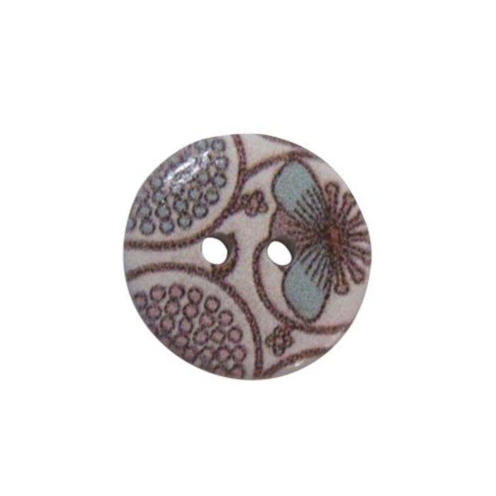 Пуговица деревянная «Орнамент» 15 мм (цвет 59), 100 шт 
Пуговица деревянная «Орнамент» 15 мм (цвет 59), 100 шт