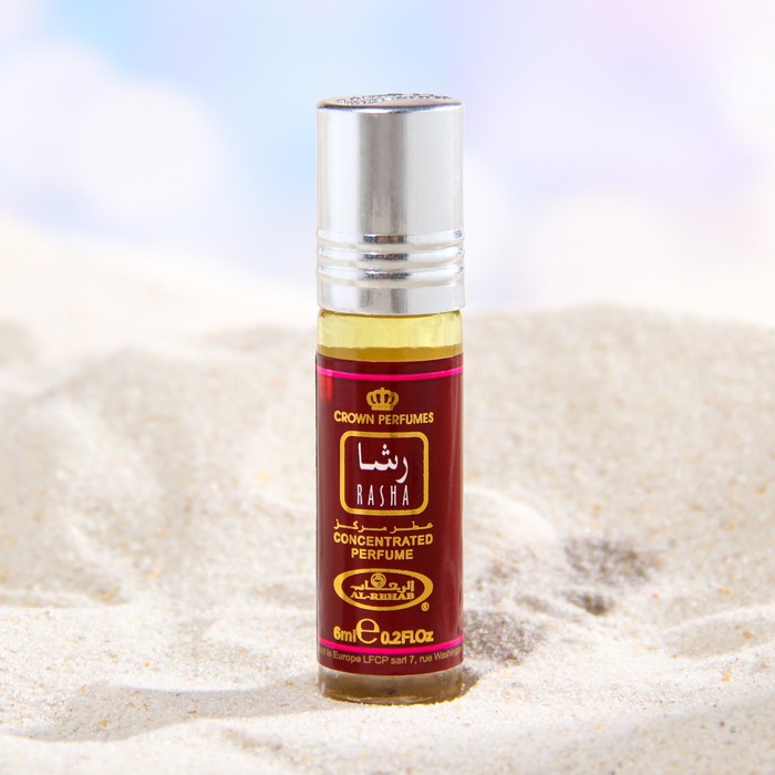 фото Масляные духи ролик женские rasha, 6 мл al rehab