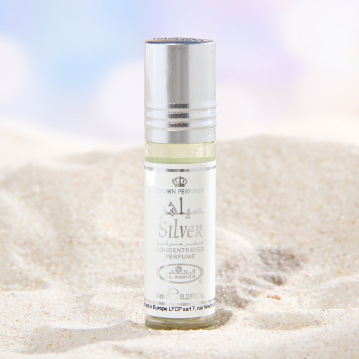 фото Масляные духи ролик silver, 6 мл al rehab