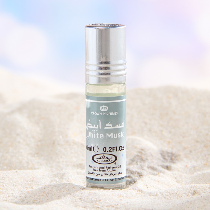 фото Масляные духи ролик женские white musk, 6 мл al rehab