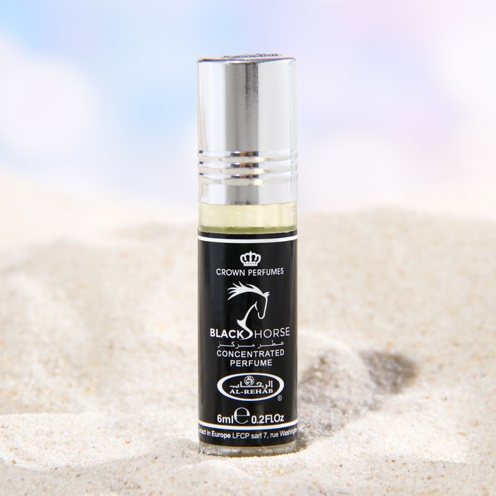 фото Масляные духи ролик унисекс black horse, 6 мл al rehab