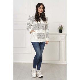 Жакет женский, размер 58, цвет молочно-кофейный 
Жакет женский, размер 58, цвет молочно-кофейный