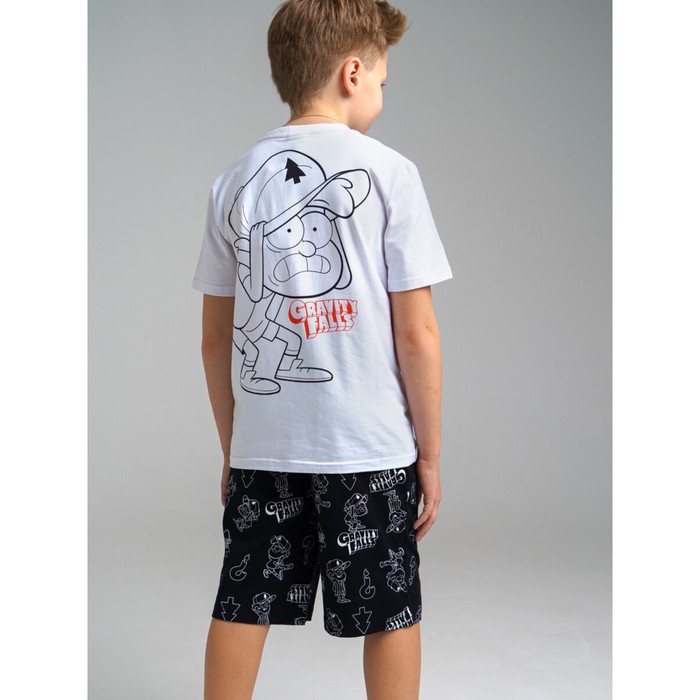 фото Комплект для мальчика: футболка и шорты, рост 158 см playtoday
