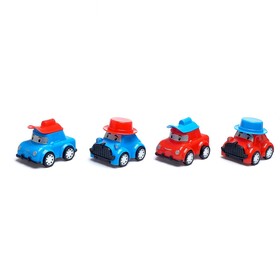 Набор инерционных машин "Джимми", 4 машинки В ПАКЕТЕ
Набор инерционных машин "Джимми", 4 машинки В ПАКЕТЕ