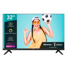 Телевизор Hisense 32A4BG, 32", 1366x768, DVB-T2/C/S2, HDMI 2, USB 2, SmartTV, чёрный
Телевизор Hisense 32A4BG, 32", 1366x768, DVB-T2/C/S2, HDMI 2, USB 2, SmartTV, чёрный