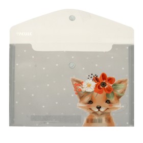 Папка-конверт на кнопке А5 (240 х 170 мм) 150 мкм, горизонтальная, deVENTE Lovely Fox
Папка-конверт на кнопке А5 (240 х 170 мм) 150 мкм, горизонтальная, deVENTE Lovely Fox