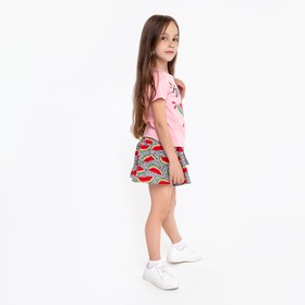 Костюм для девочки, цвет розовый, рост 110 см 
Костюм для девочки, цвет розовый, рост 110 см