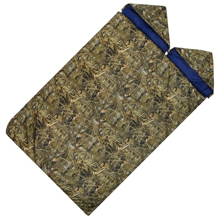 фото Спальный мешок «комфорт», 3-слойный, 2-местный, с капюшоном, 225 х 140 см