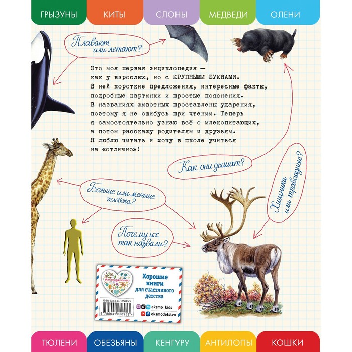 Все млекопитающие с крупными буквами. Ананьева Е.Г.
Все млекопитающие с крупными буквами. Ананьева Е.Г.