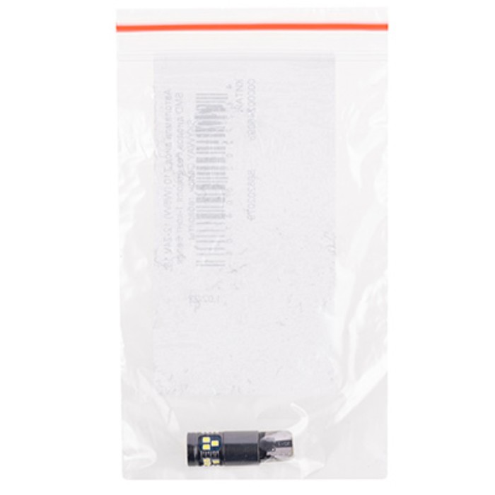 Лампа светодиодная Skyway T10 (W5W), 12-24 В, 18 SMD диодов, без цоколя, 1-конт, белая
Лампа светодиодная Skyway T10 (W5W), 12-24 В, 18 SMD диодов, без цоколя, 1-конт, белая