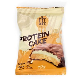 Печенье протеиновое Fit Kit Protein cake, со вкусом медового крема, спортивное питание, 70 г
Печенье протеиновое Fit Kit Protein cake, со вкусом медового крема, спортивное питание, 70 г