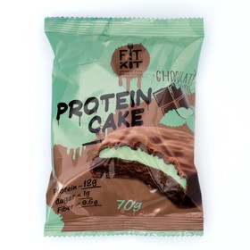 Печенье протеиновое Fit Kit Protein cake, со вкусом шоколад-мята, спортивное питание, 70 г
Печенье протеиновое Fit Kit Protein cake, со вкусом шоколад-мята, спортивное питание, 70 г