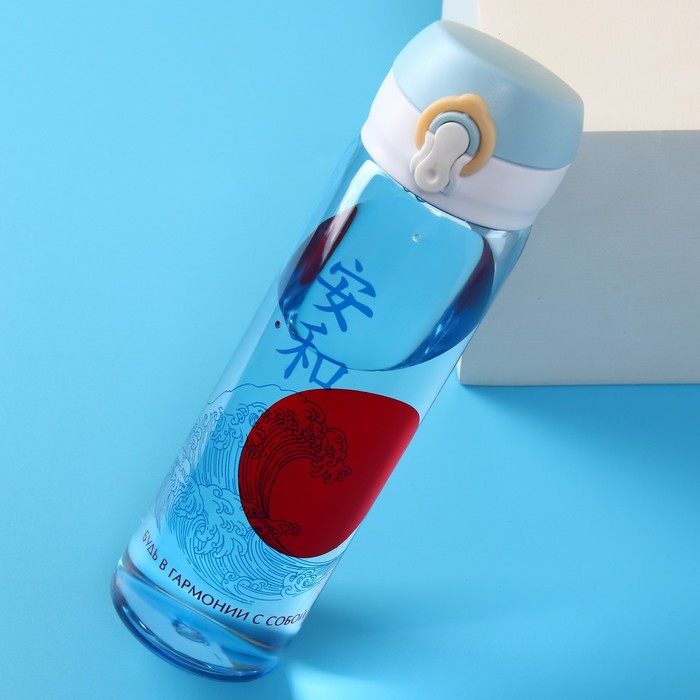 фото Бутылка для воды «будь в гармонии с собой», 600 мл svoboda voli