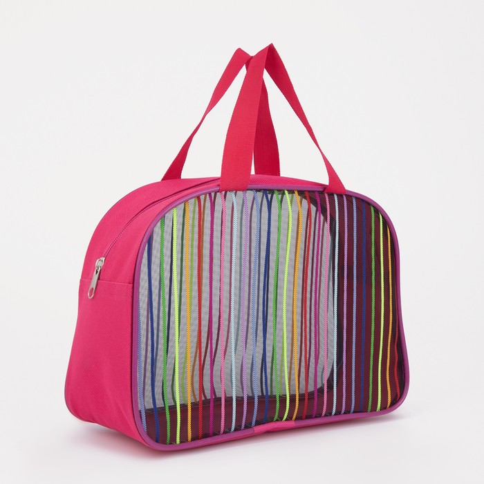 фото Косметичка на молнии, цвет розовый